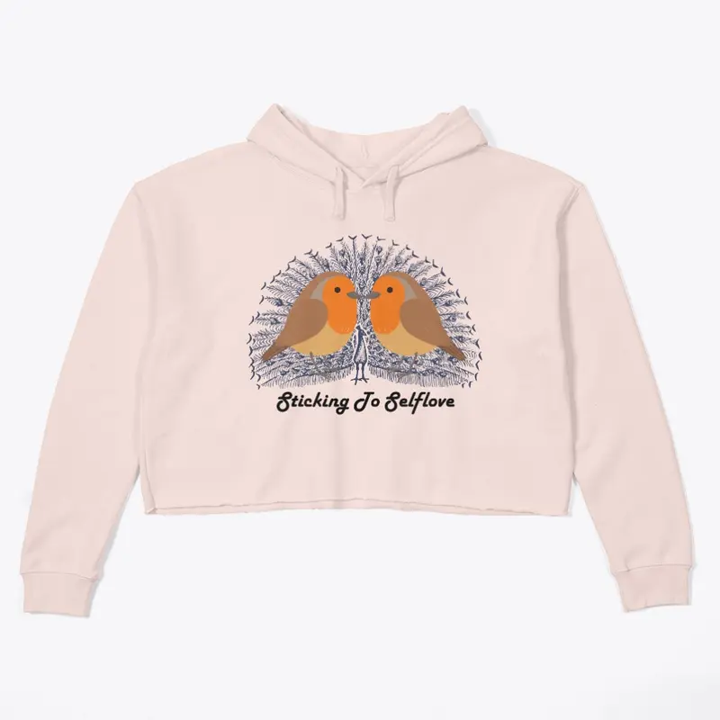 SELF LOVE Motivation Crop Top Hoodies