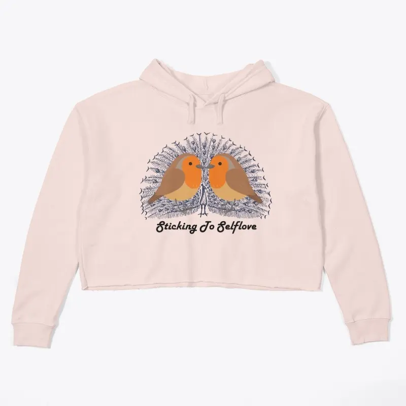 SELF LOVE Motivation Crop Top Hoodies